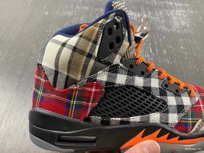 Plaid Jordan Retro  5 FD4814-008 0719